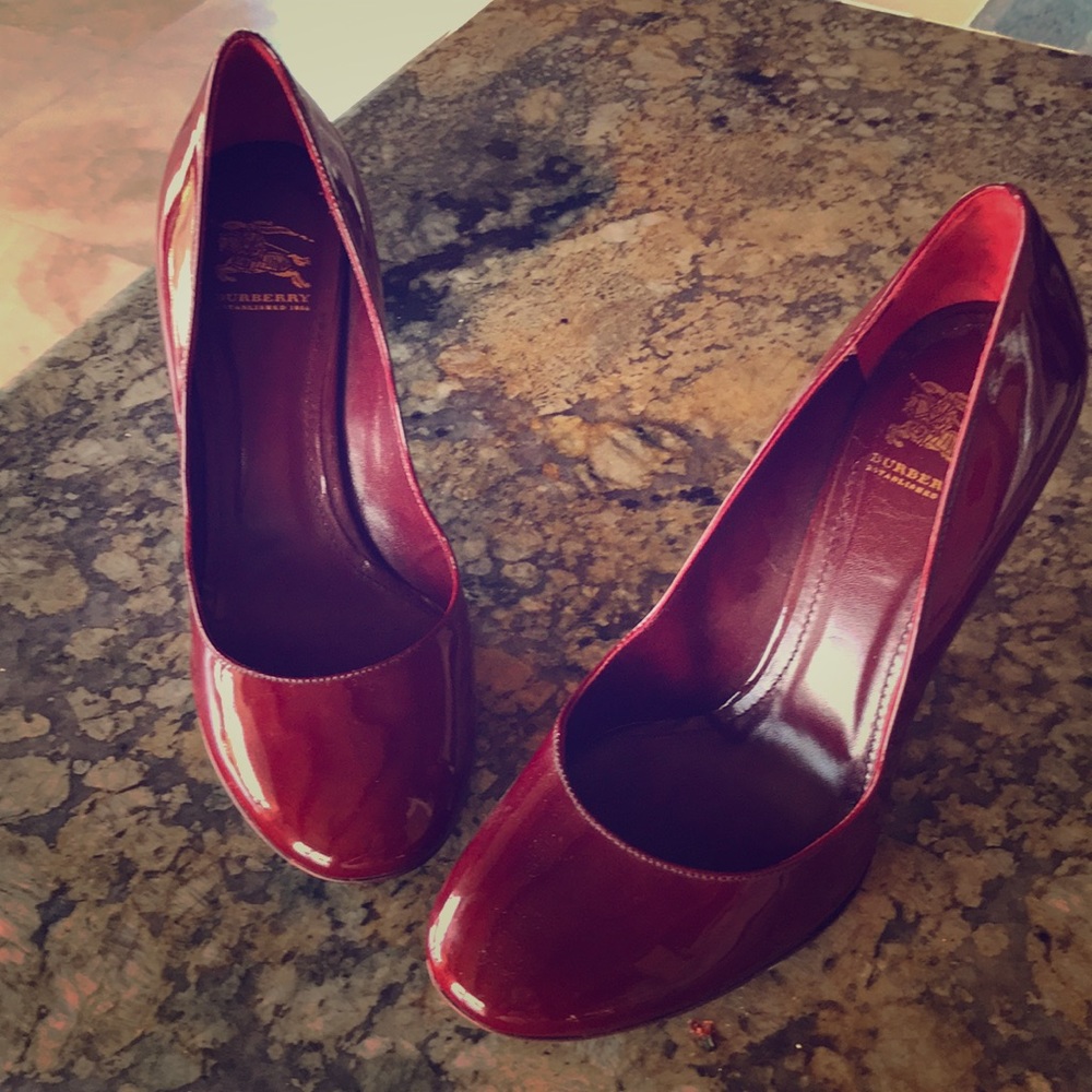 Authentic Burberry Red Heels 37.5